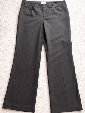 Coldwater Creek Brown Work Pants Petite 14P Stretch Career Slacks